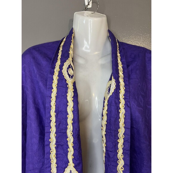 Ginatu Robe Jacket Mens 2XL Embroidered Ghanaian African Lined Exclusive - Picture 2 of 12